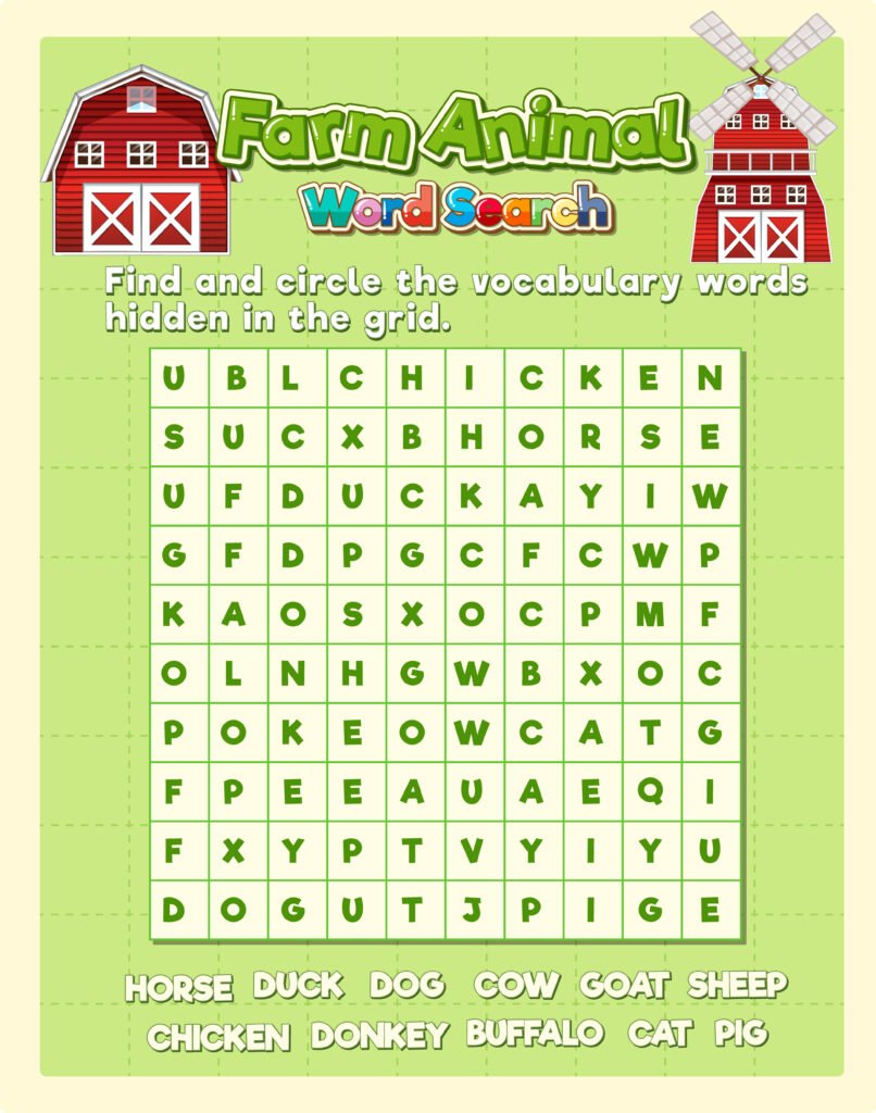 Find Hidden Words: English Word Search Puzzle Game